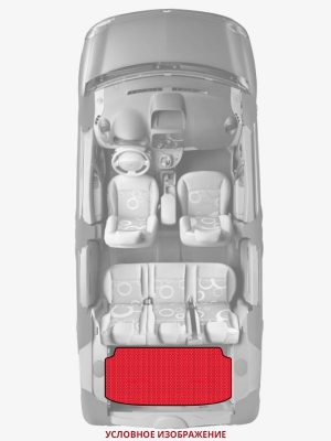 ЭВА коврики «Queen Lux» багажник для Toyota Voltz